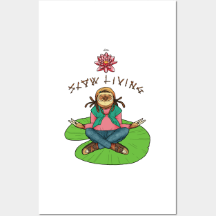 Sloth Living Posters and Art